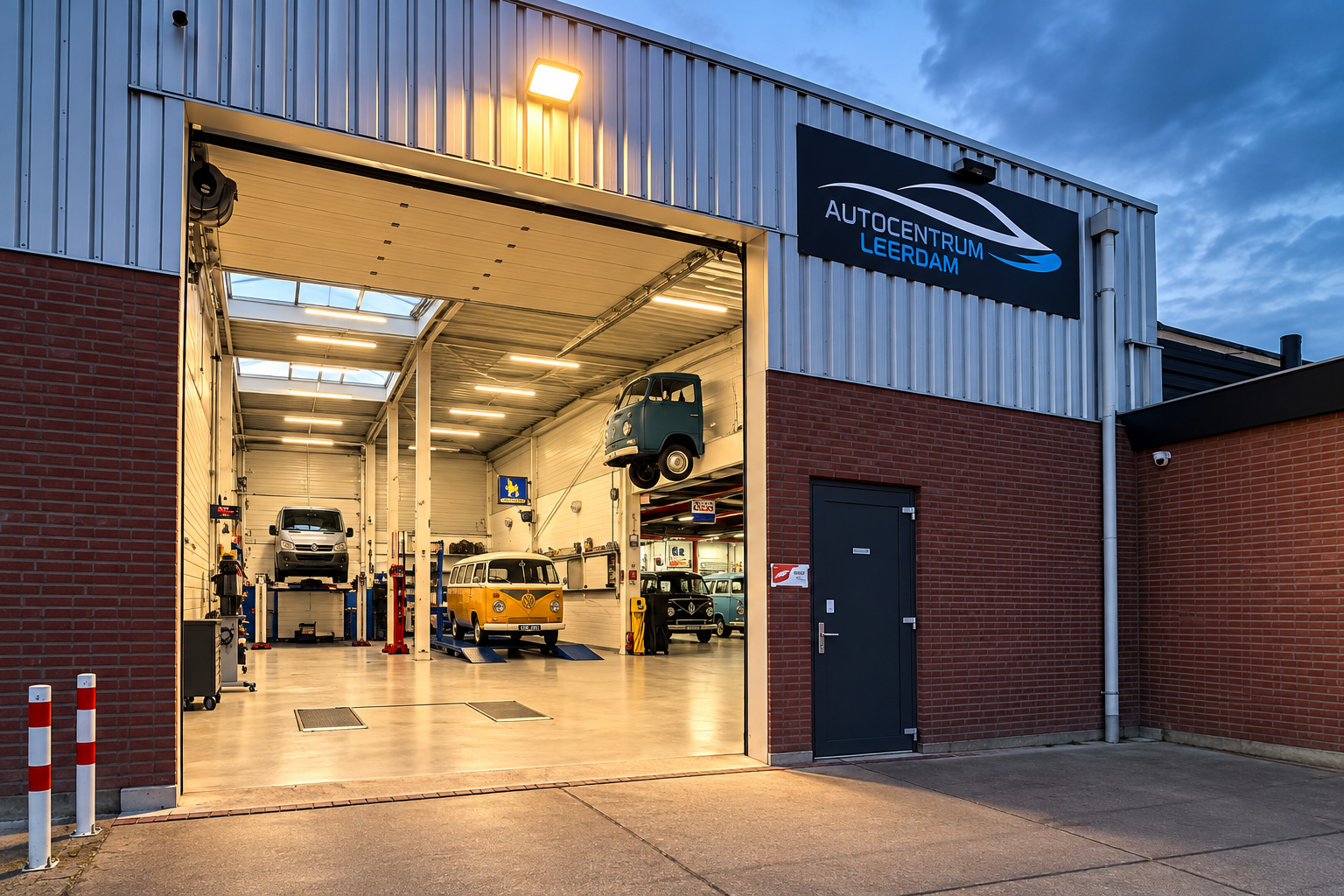 Werkplaats van Autocentrum Leerdam in Asperen